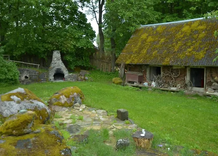 Saunahouse And Outdoor Kitchen At Matsalu Nature Park